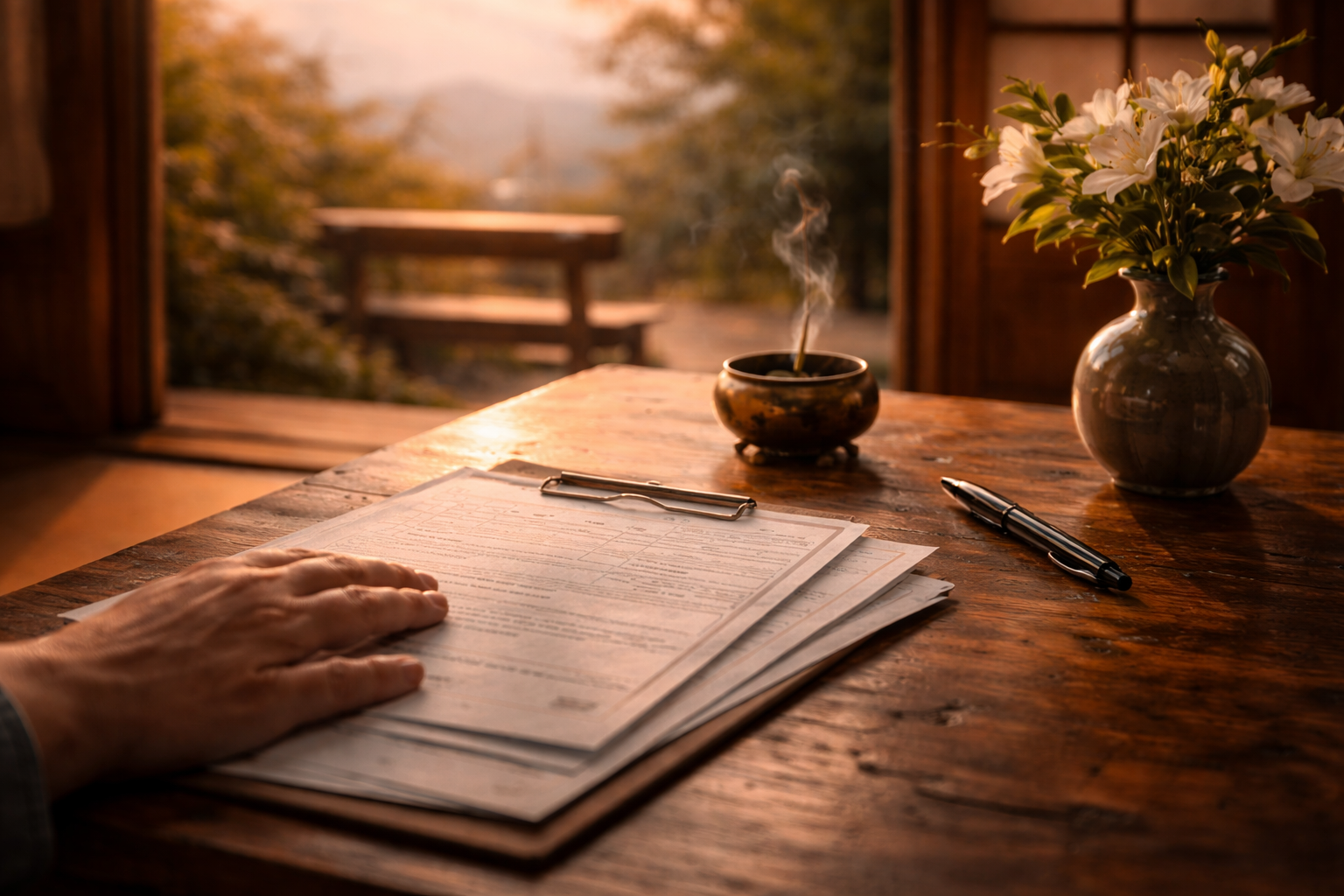 人生は、静かな手続きの先で動き出す