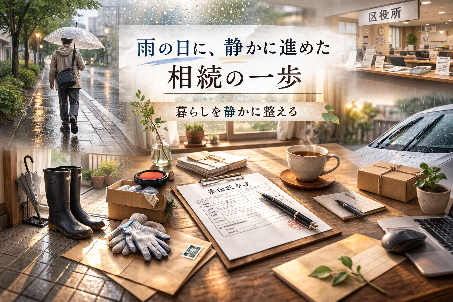 雨の日の静かな準備