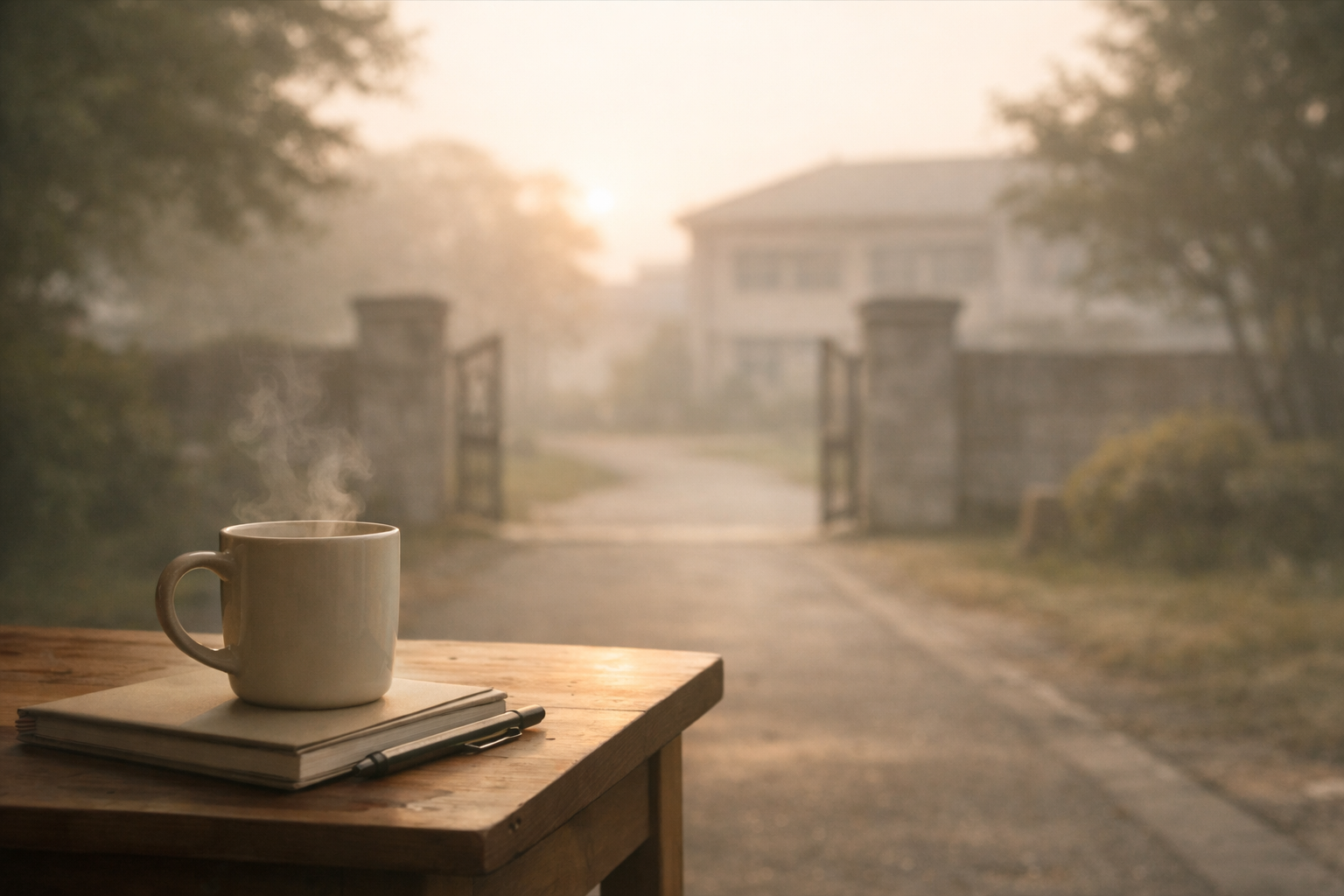 穏やかな朝のひととき