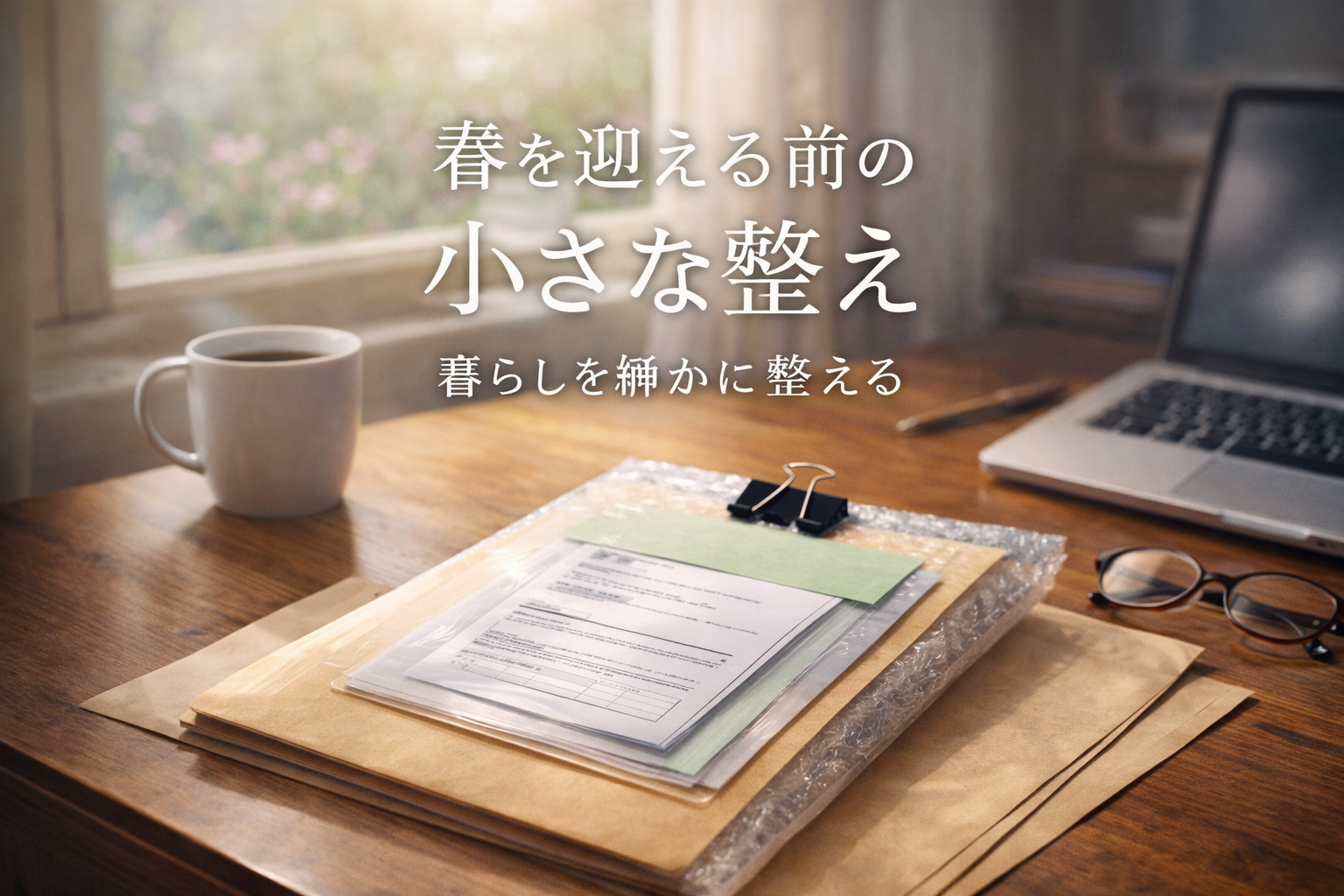 春を迎える前の 小さな整え 暮らしを静かに整える